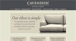 Desktop Screenshot of cavendish-upholstery.co.uk